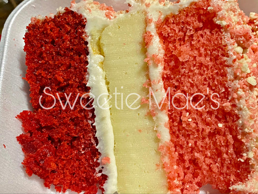 Red Velvet Strawberry Cheesecake Cake